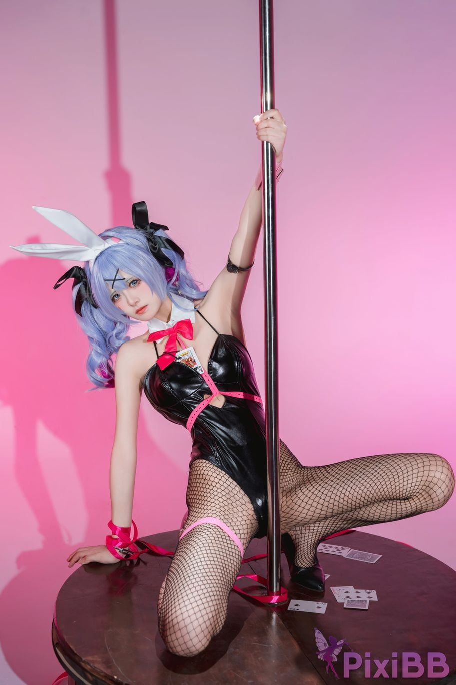 Coser Jiuqi Meow Hatsune Rabbit Hole PixiBB.COM 013