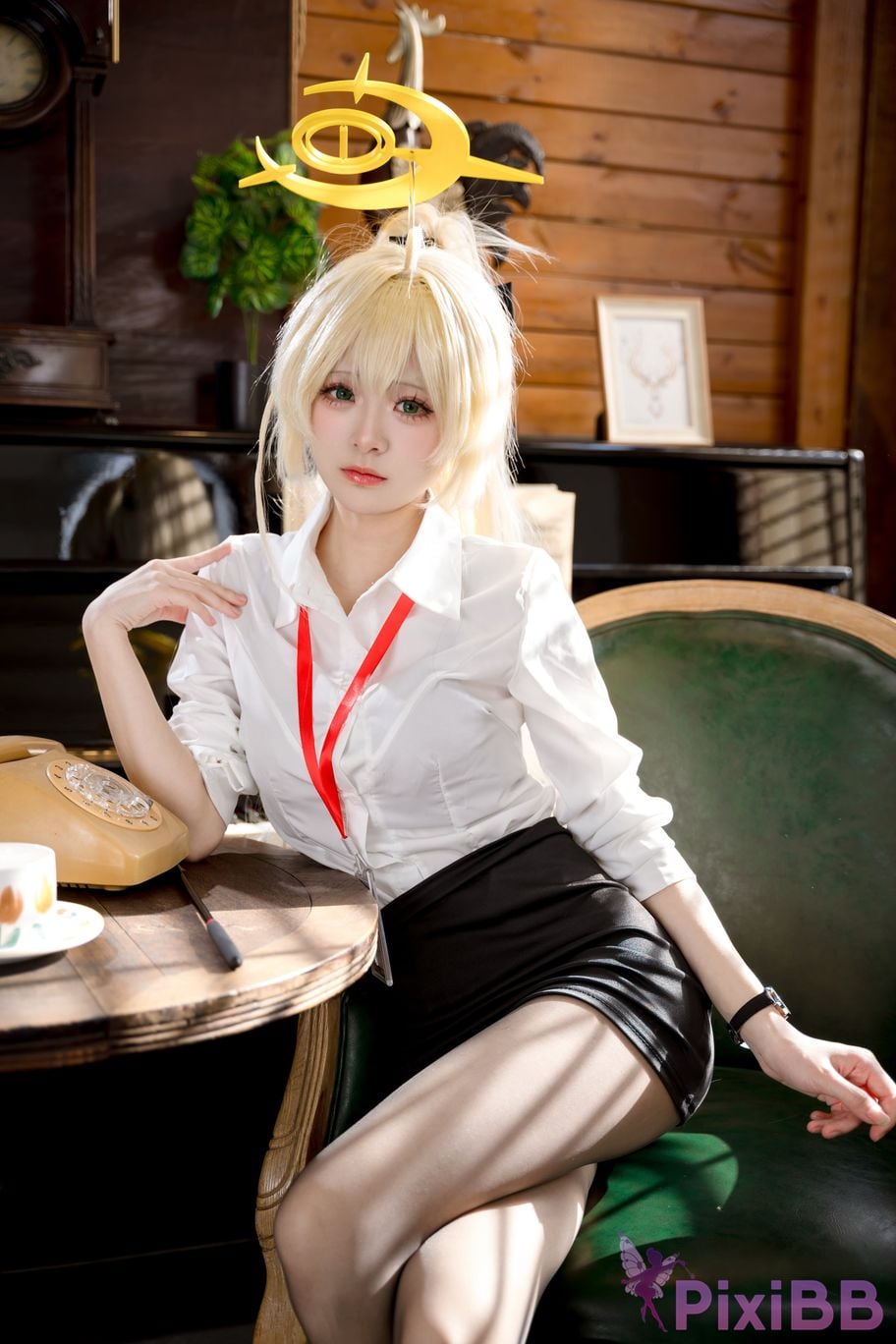 Coser Jiuqi Meow Professor Xiaomeng OL Uniform PixiBB.COM 007