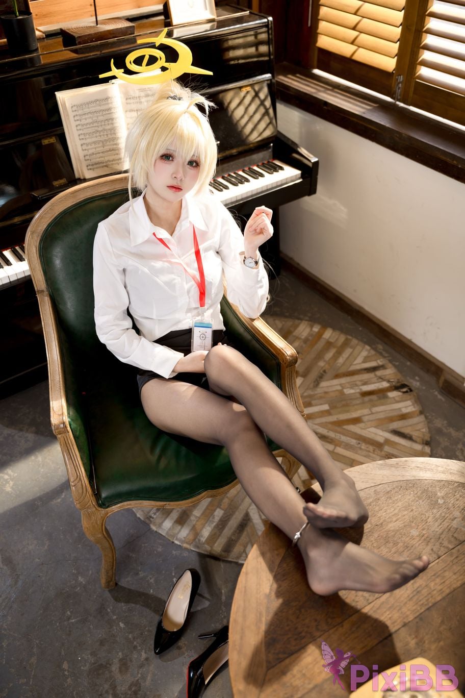 Coser Jiuqi Meow Professor Xiaomeng OL Uniform PixiBB.COM 010