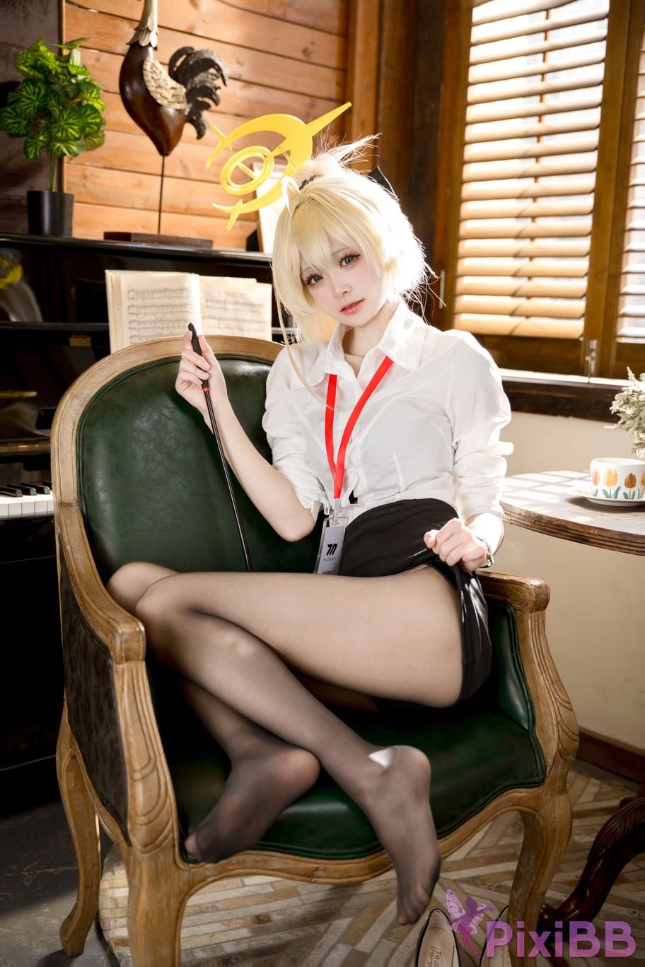 Coser Jiuqi Meow Professor Xiaomeng OL Uniform PixiBB.COM 023