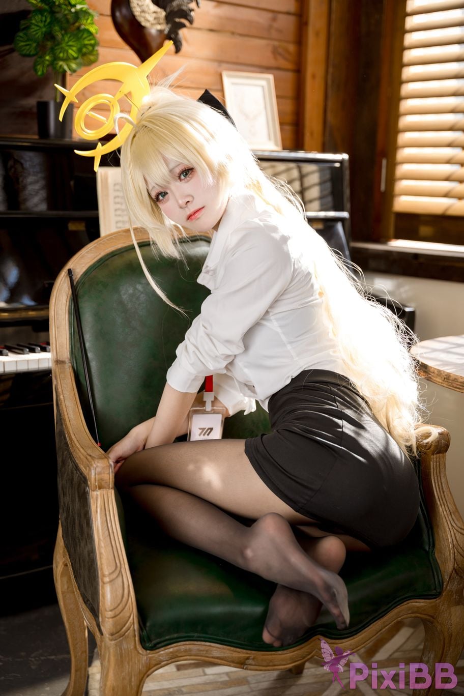 Coser Jiuqi Meow Professor Xiaomeng OL Uniform PixiBB.COM 032