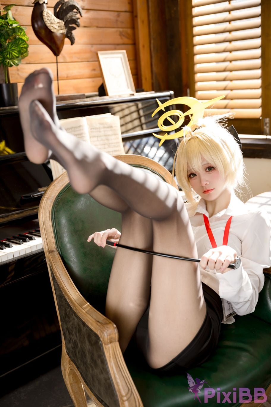 Coser Jiuqi Meow Professor Xiaomeng OL Uniform PixiBB.COM 041