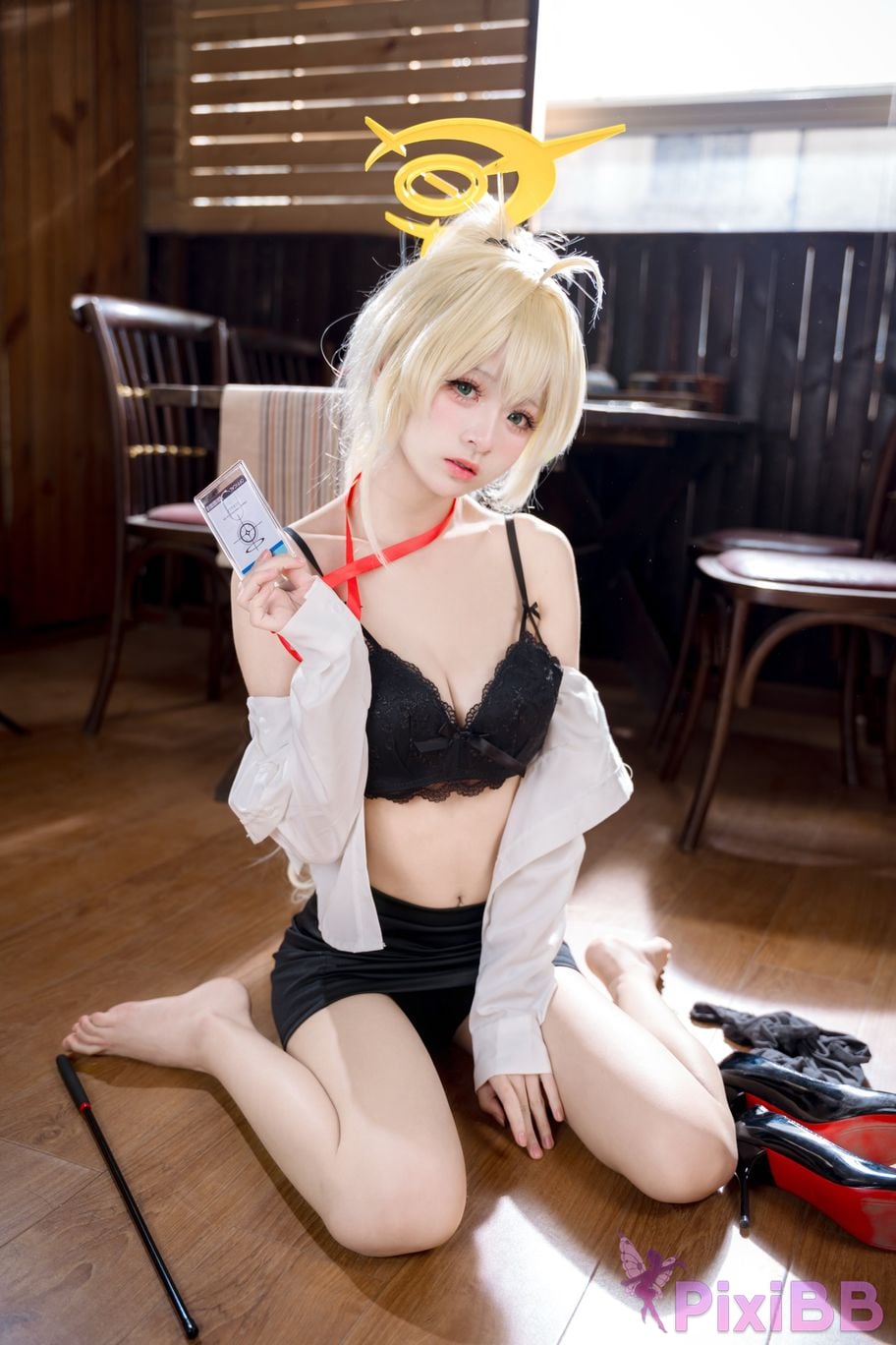 Coser Jiuqi Meow Professor Xiaomeng OL Uniform PixiBB.COM 047