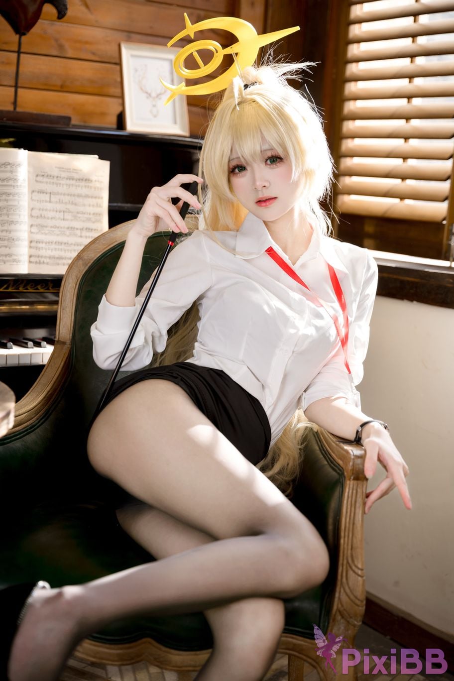 Coser Jiuqi Meow Professor Xiaomeng OL Uniform PixiBB.COM 052