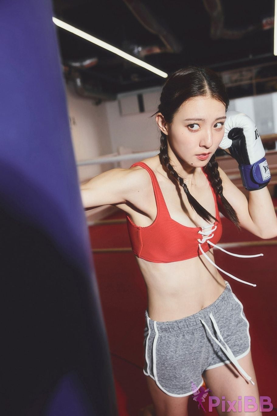 Japanese Idol Kanon Miyahara gong yuan hua yin fighting woman graffiti 70P complete version Yanmaga digital photo book PixiBB.COM 041