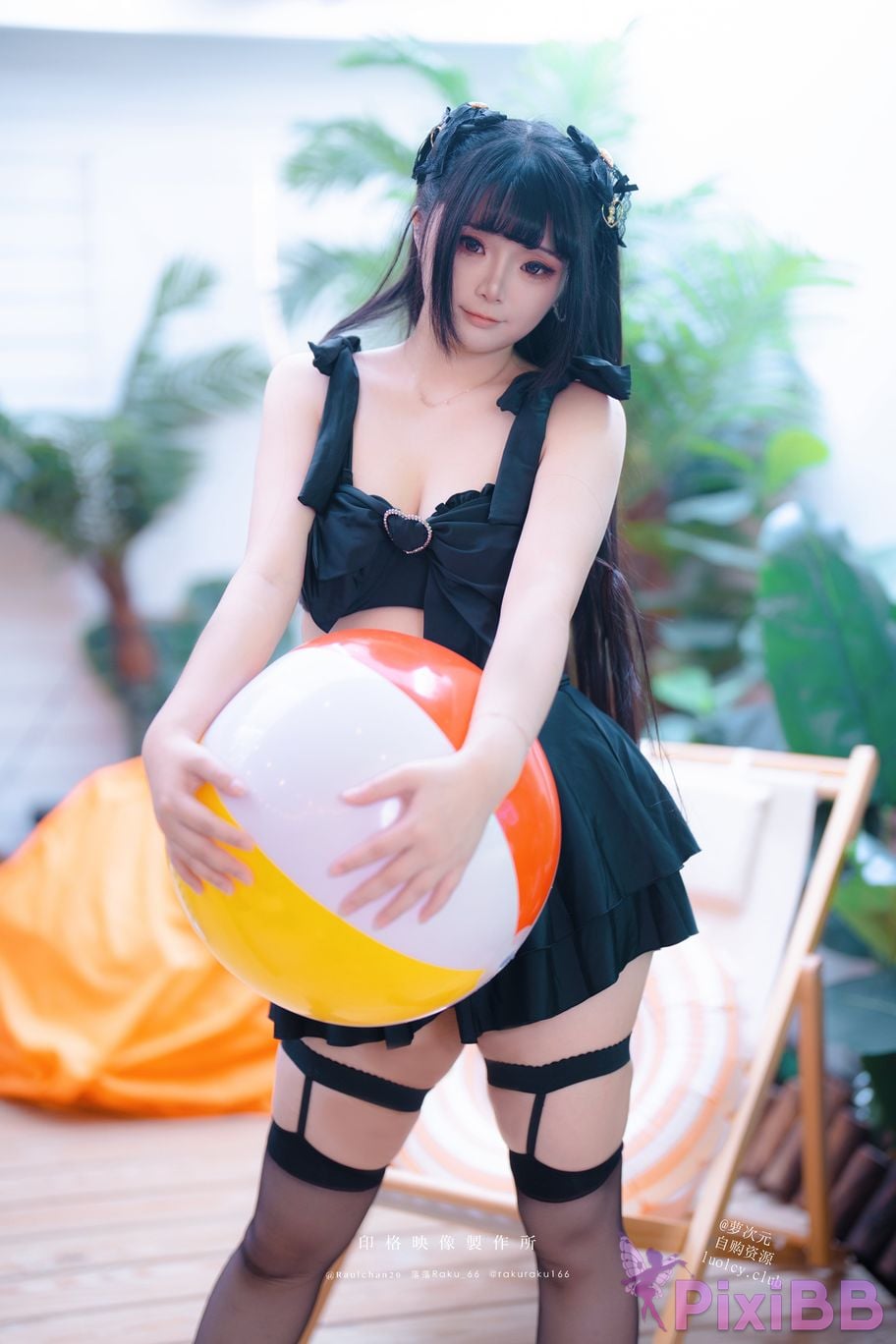Cosplayer Luoluo Raku photograph Swimming 8K ver PixiBB.COM 012