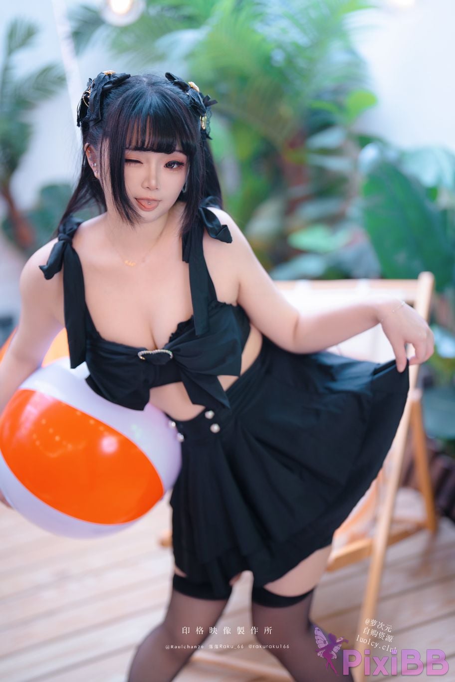 Cosplayer Luoluo Raku photograph Swimming 8K ver PixiBB.COM 032