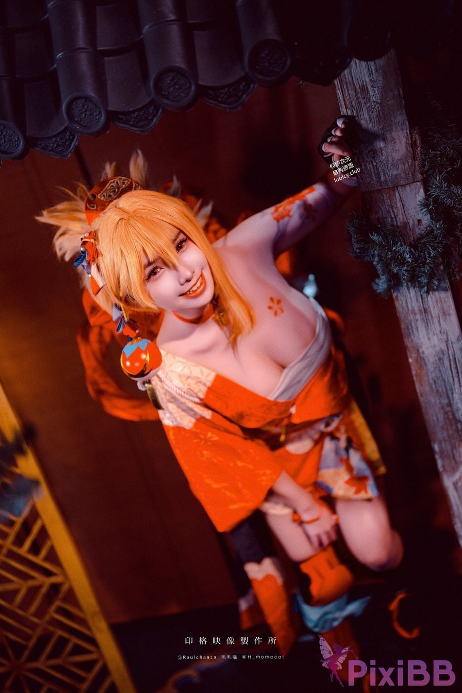 Cosplayer Mumu Momo Yoimiya xia ji de you huo 8K ver PixiBB.COM 002
