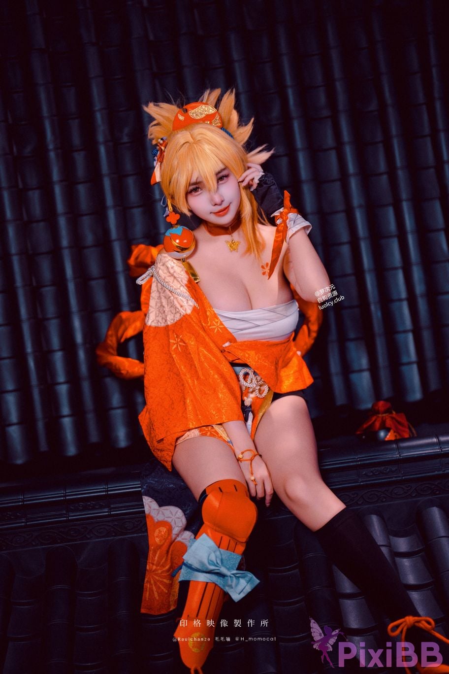 Cosplayer Mumu Momo Yoimiya xia ji de you huo 8K ver PixiBB.COM 005