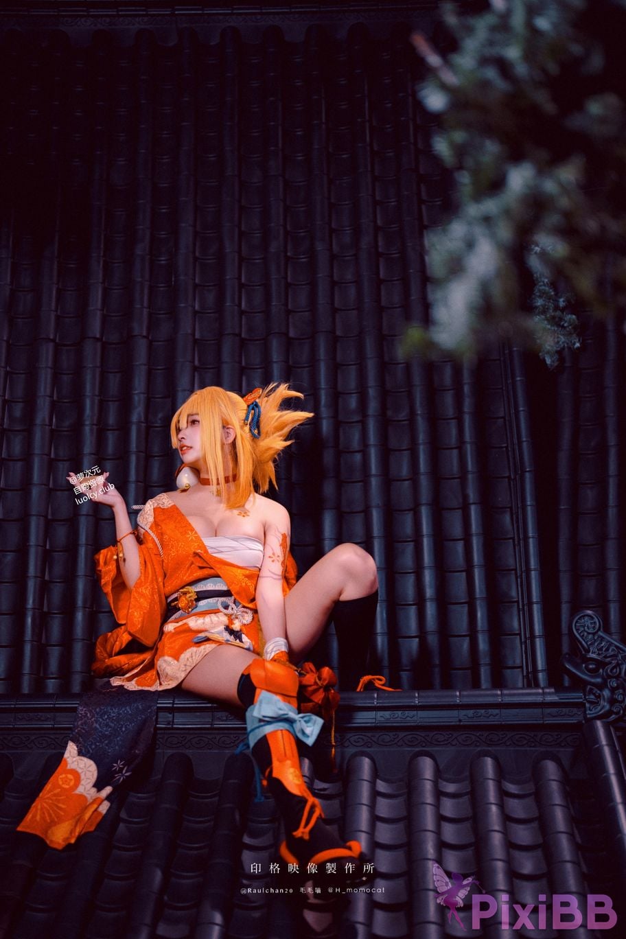 Cosplayer Mumu Momo Yoimiya xia ji de you huo 8K ver PixiBB.COM 012