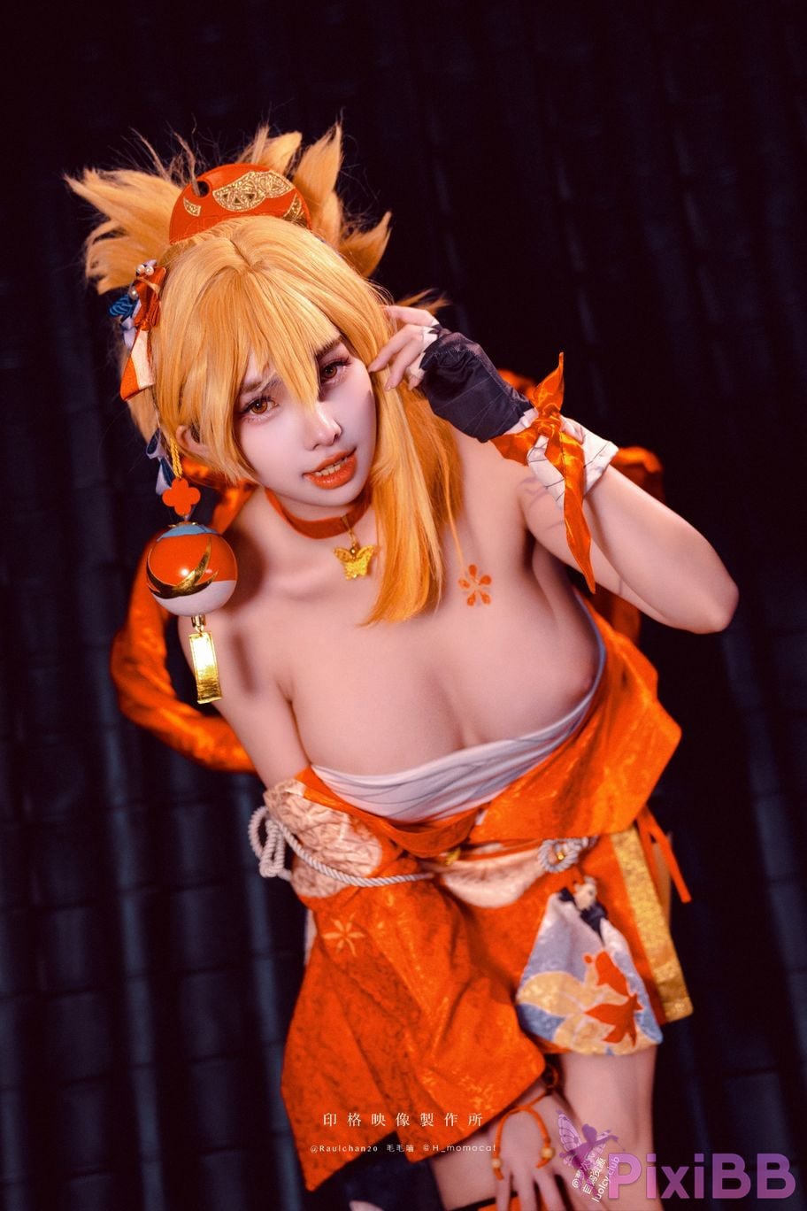 Cosplayer Mumu Momo Yoimiya xia ji de you huo 8K ver PixiBB.COM 016
