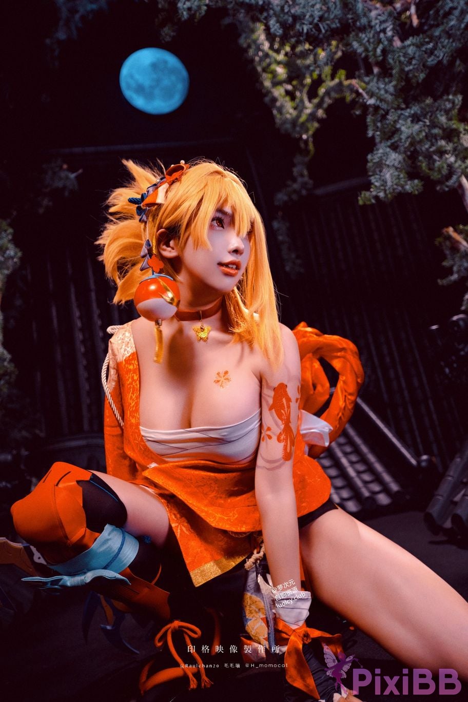 Cosplayer Mumu Momo Yoimiya xia ji de you huo 8K ver PixiBB.COM 023