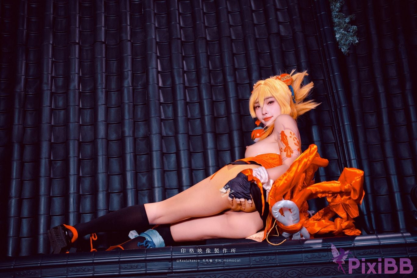 Cosplayer Mumu Momo Yoimiya xia ji de you huo 8K ver PixiBB.COM 038