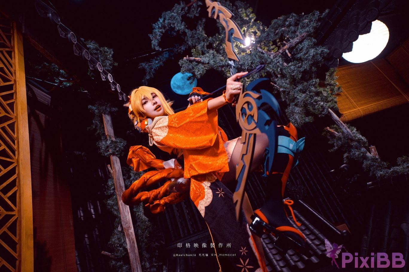 Cosplayer Mumu Momo Yoimiya xia ji de you huo 8K ver PixiBB.COM 040