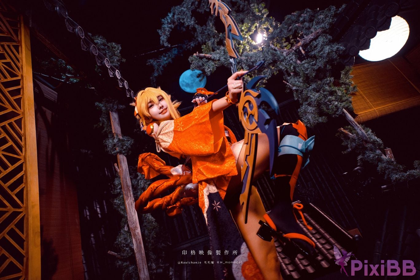 Cosplayer Mumu Momo Yoimiya xia ji de you huo 8K ver PixiBB.COM 041