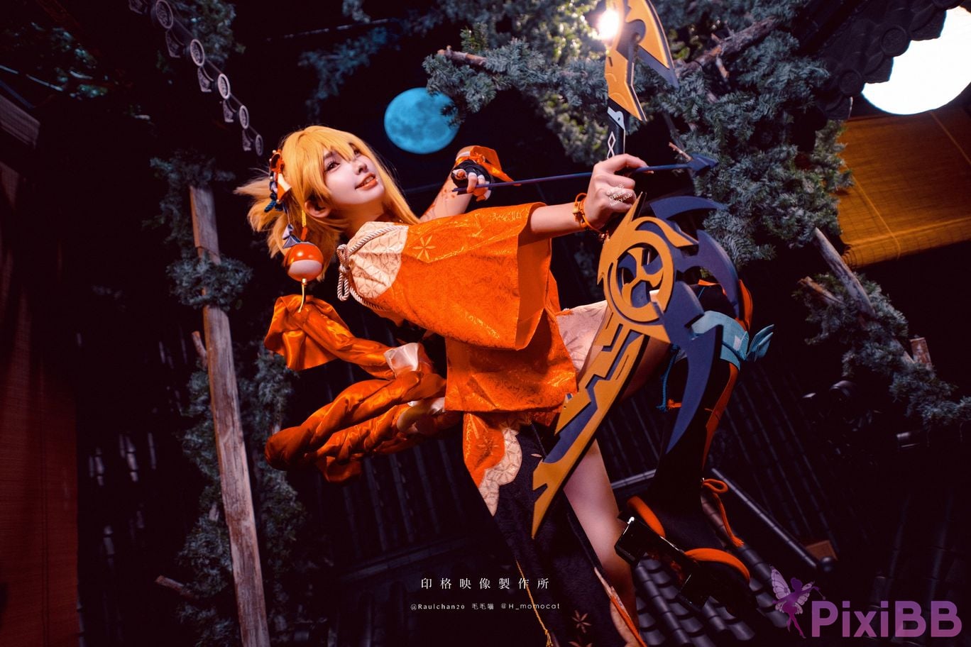 Cosplayer Mumu Momo Yoimiya xia ji de you huo 8K ver PixiBB.COM 042
