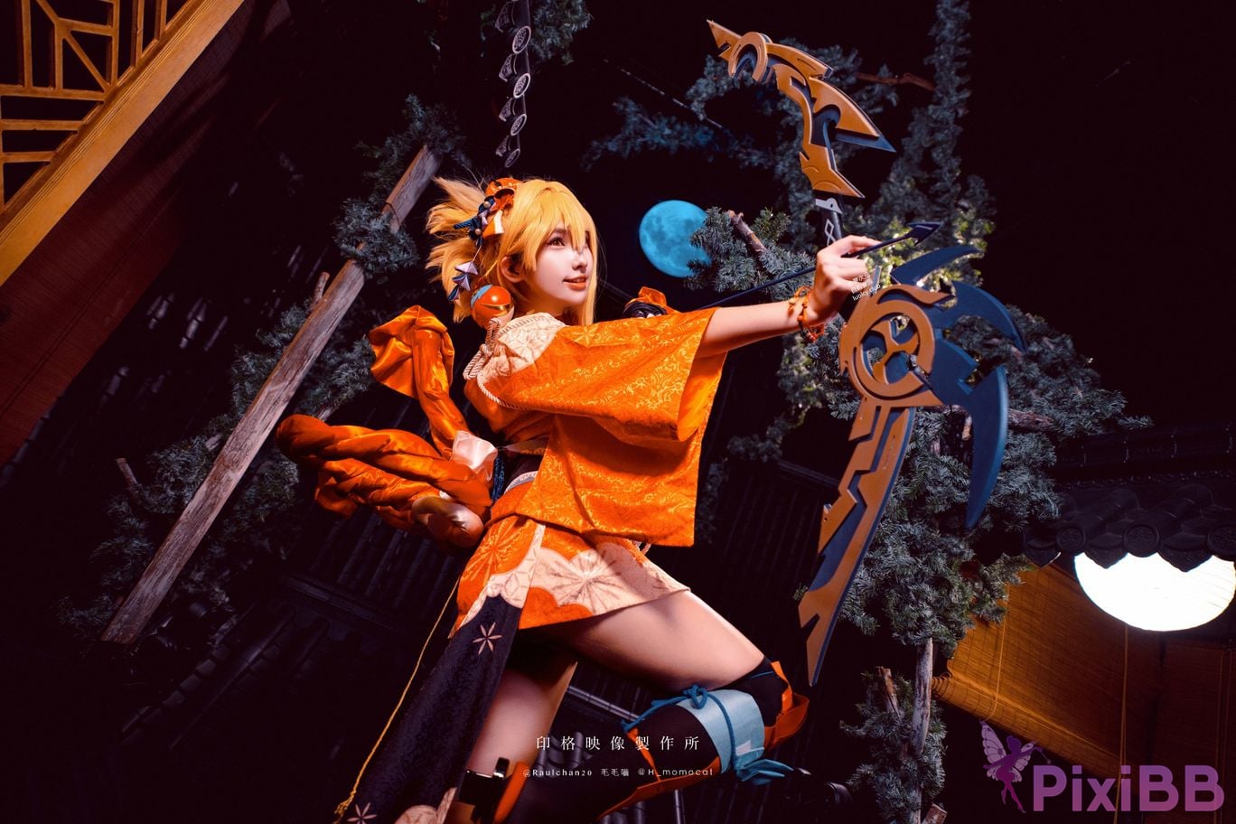 Cosplayer Mumu Momo Yoimiya xia ji de you huo 8K ver PixiBB.COM 043