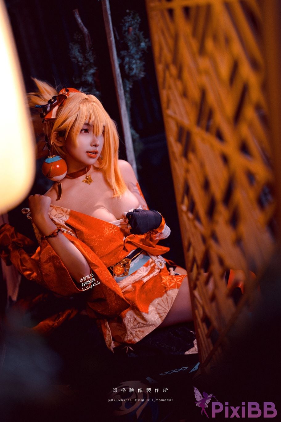 Cosplayer Mumu Momo Yoimiya xia ji de you huo 8K ver PixiBB.COM 045