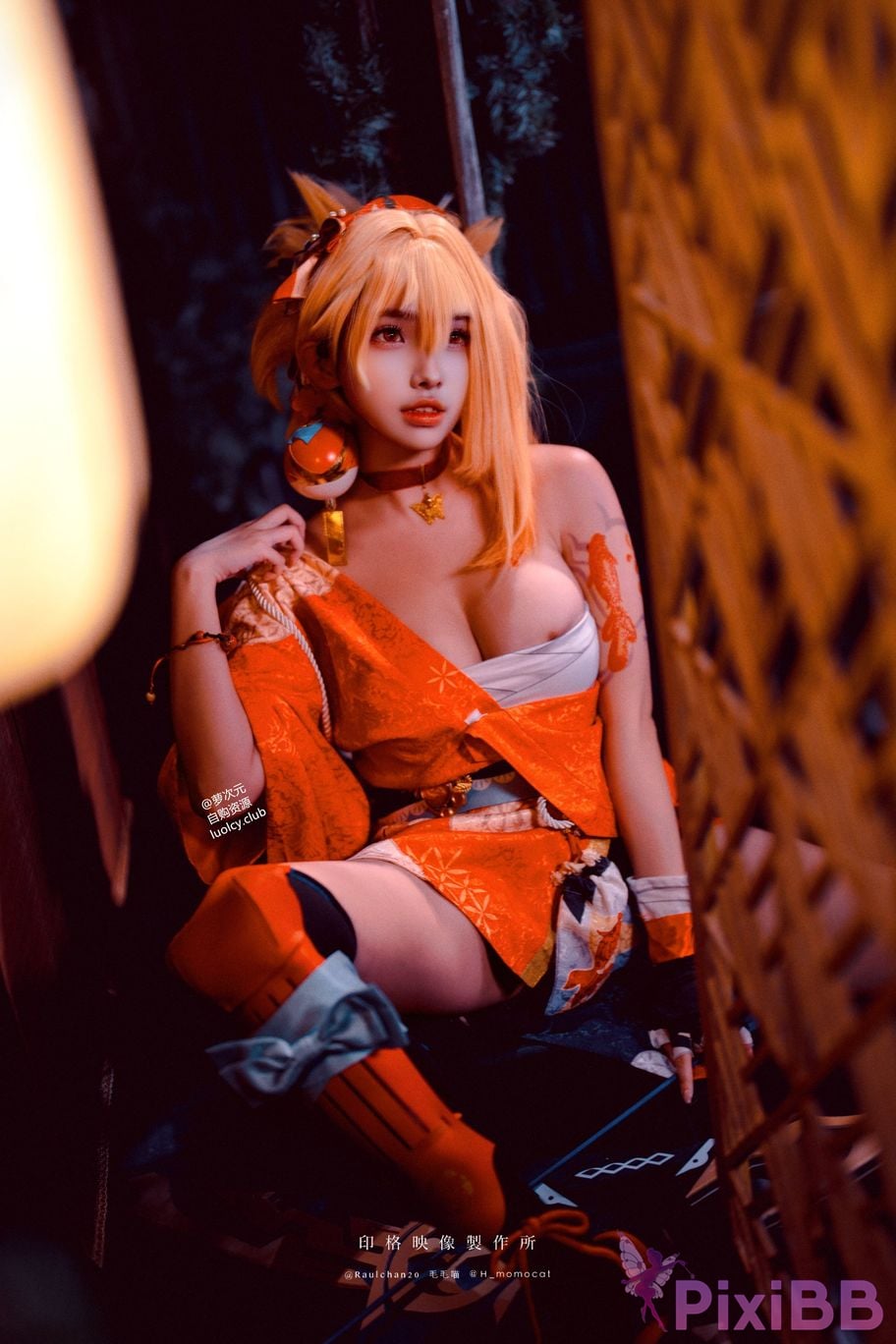 Cosplayer Mumu Momo Yoimiya xia ji de you huo 8K ver PixiBB.COM 049