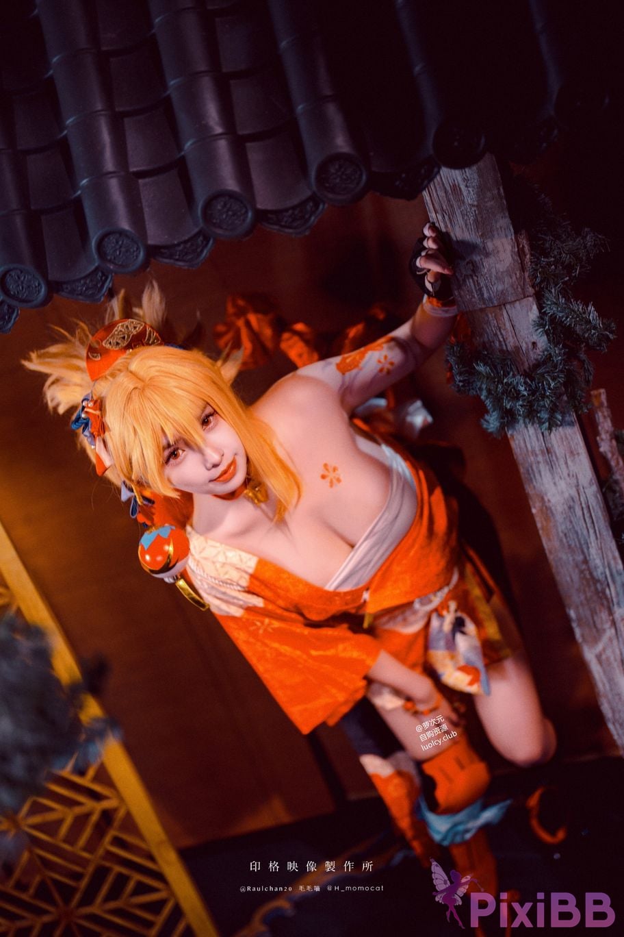 Cosplayer Mumu Momo Yoimiya xia ji de you huo 8K ver PixiBB.COM 052