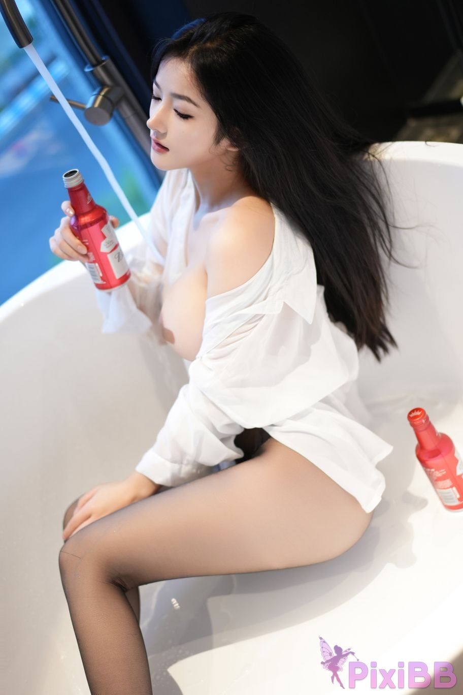 XR Uncensored Tan Xiaoling R18 XIUREN model Original picture of jeans PixiBB.COM 055