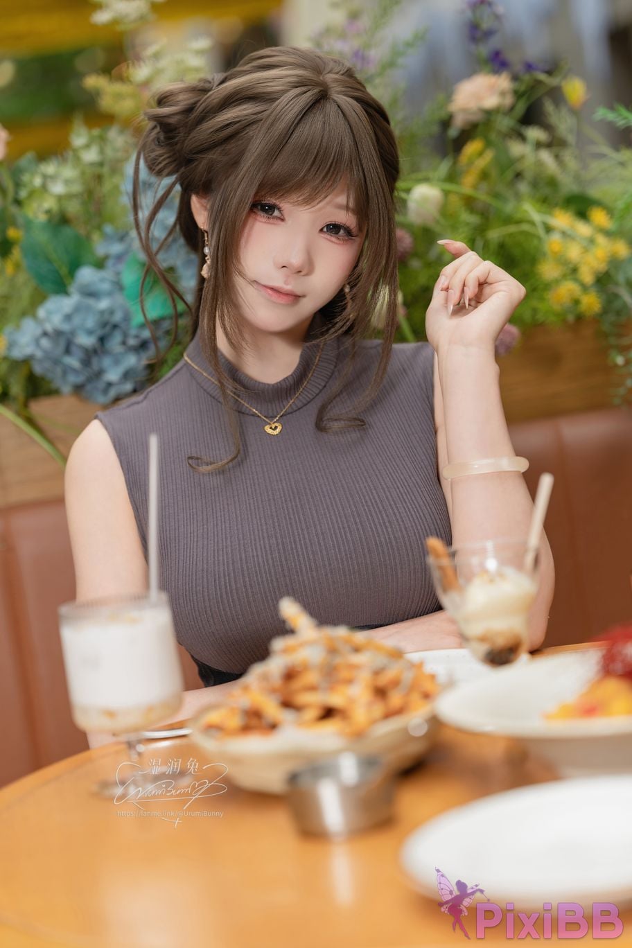 Cosplayer Sticky Dumpling Rabbit 2026 Year 05 monthly works One day date with netizens PixiBB.COM 005