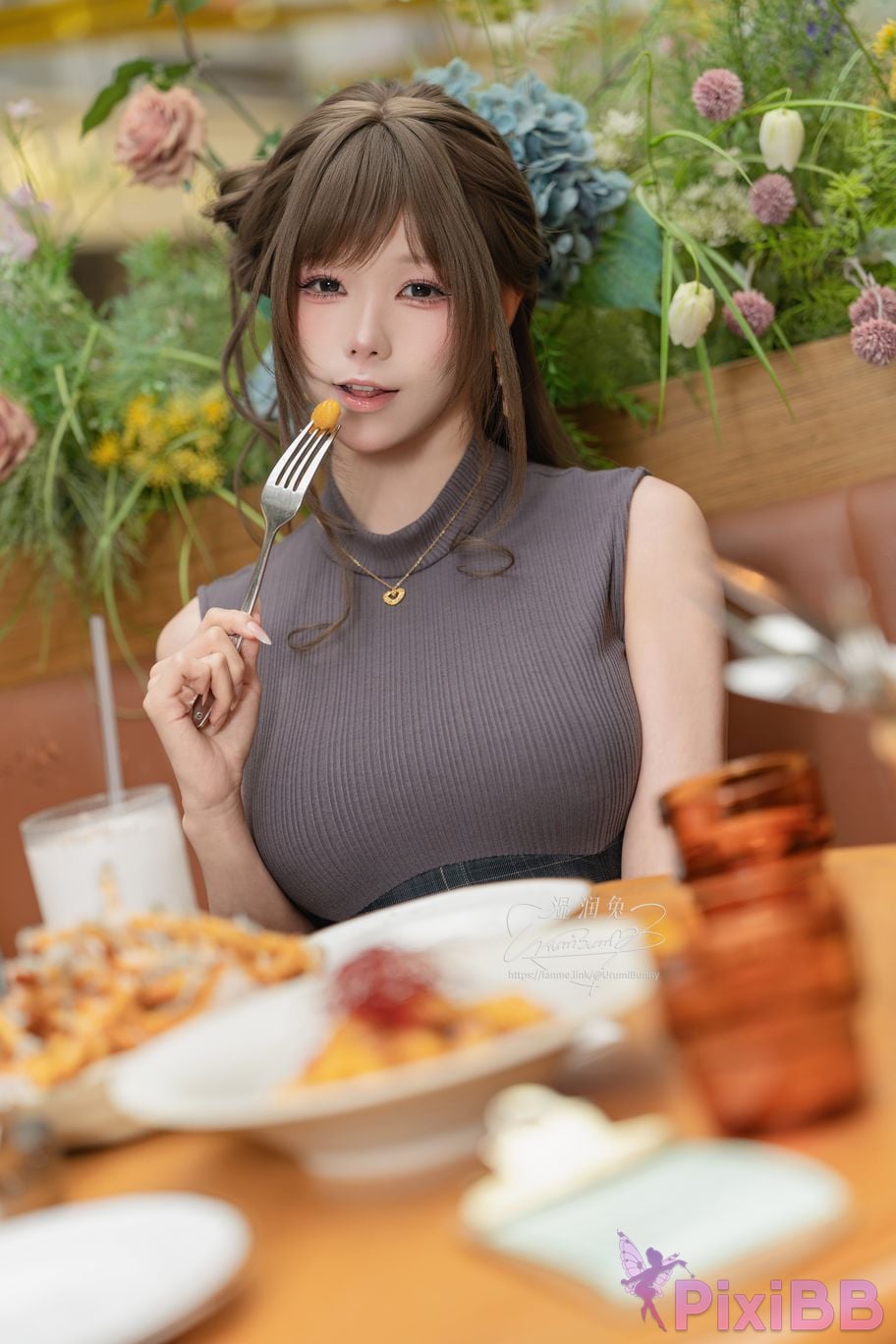 Cosplayer Sticky Dumpling Rabbit 2026 Year 05 monthly works One day date with netizens PixiBB.COM 006