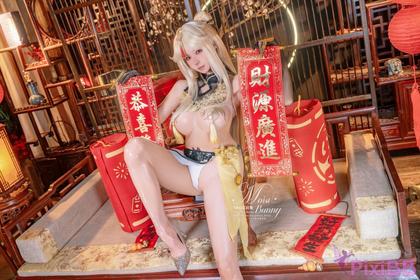 Coser nian nian tuan zi tu Good night kiss PixiBB.COM 021
