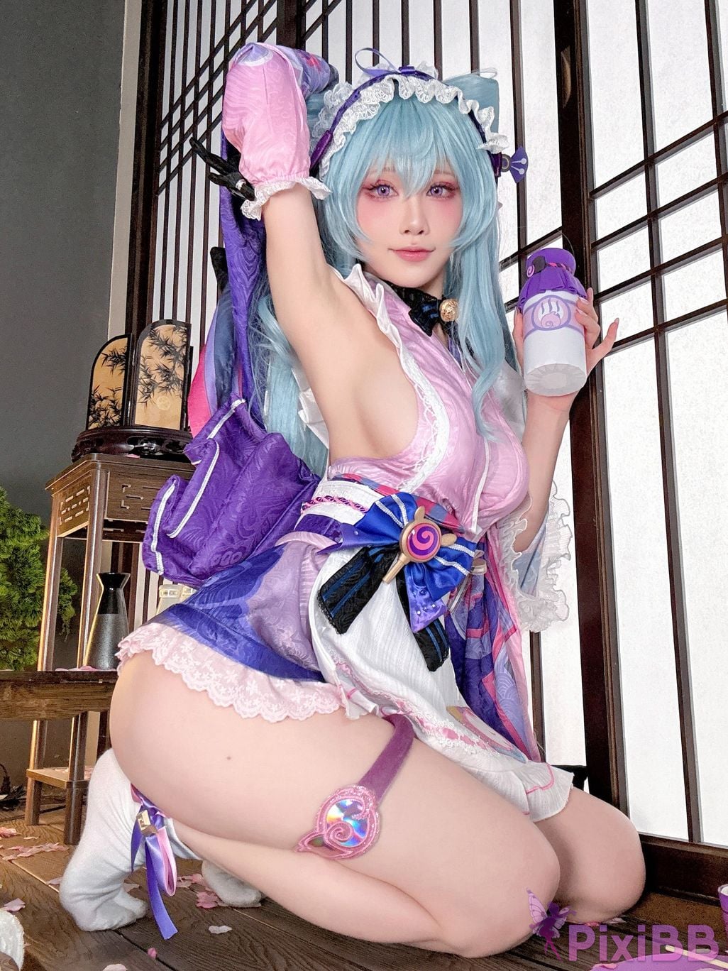 Coser Shui Miao Aqua 3 Monthly selfie PixiBB.COM 036