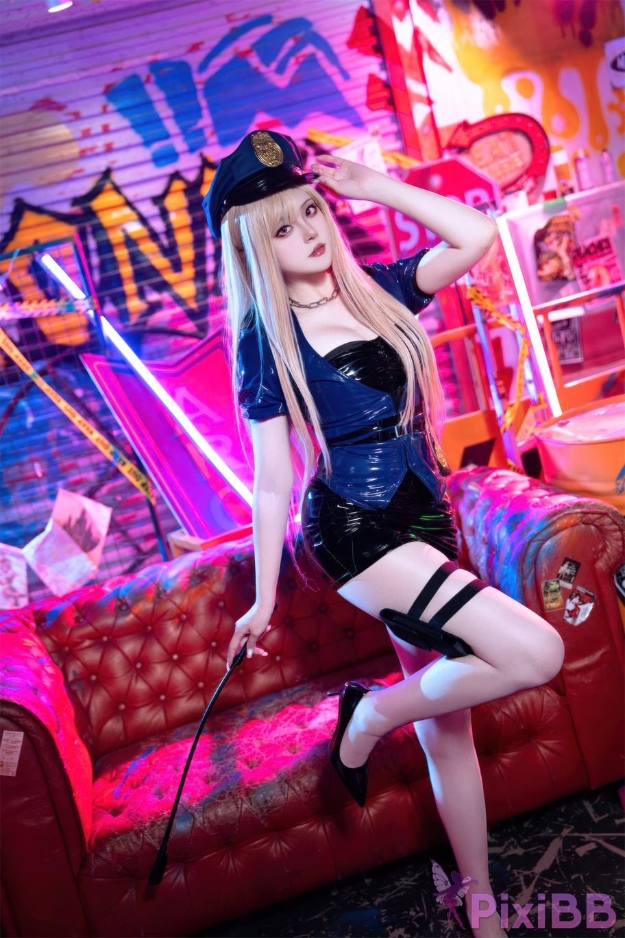 Cosplayer Natsuko Xia Xiazi Kitagawa Uimu Policewoman PixiBB.COM 002