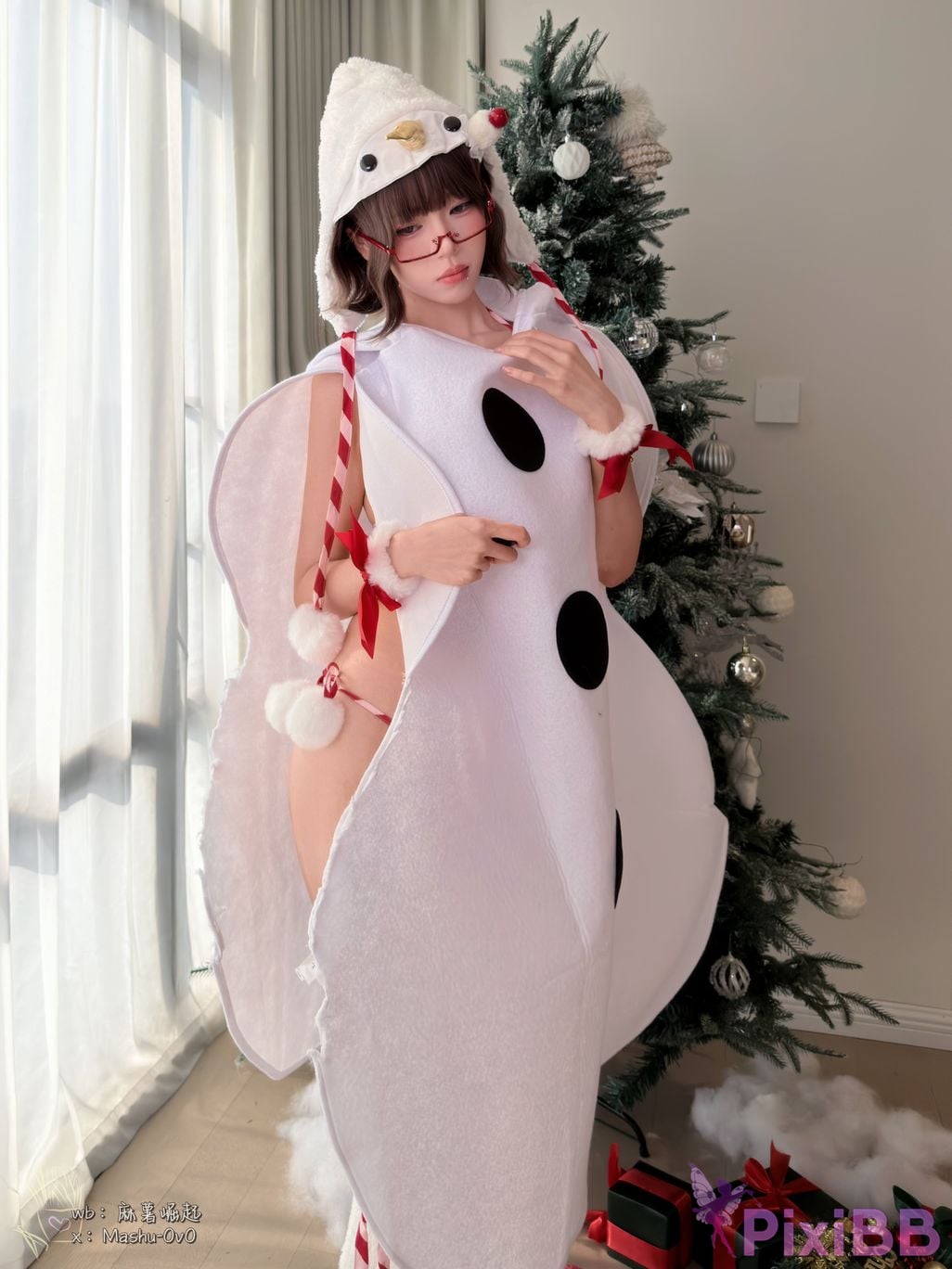 Cosplayer Mochi is delicious Miss Snowmans surprise instruction PixiBB.COM 023