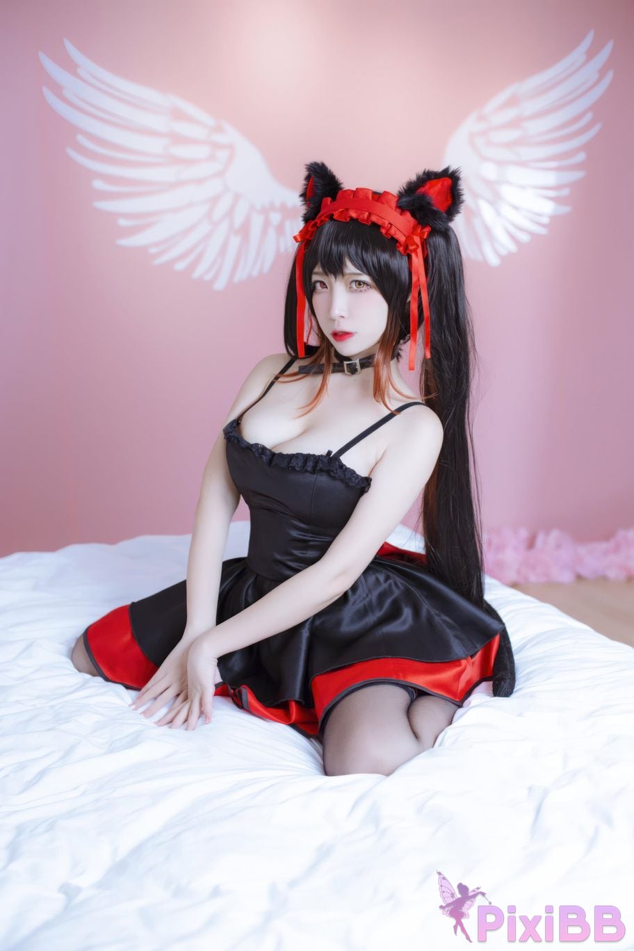 Cosplayer Second Assistant Nisa Tokisaki Kurumi cat PixiBB.COM 001