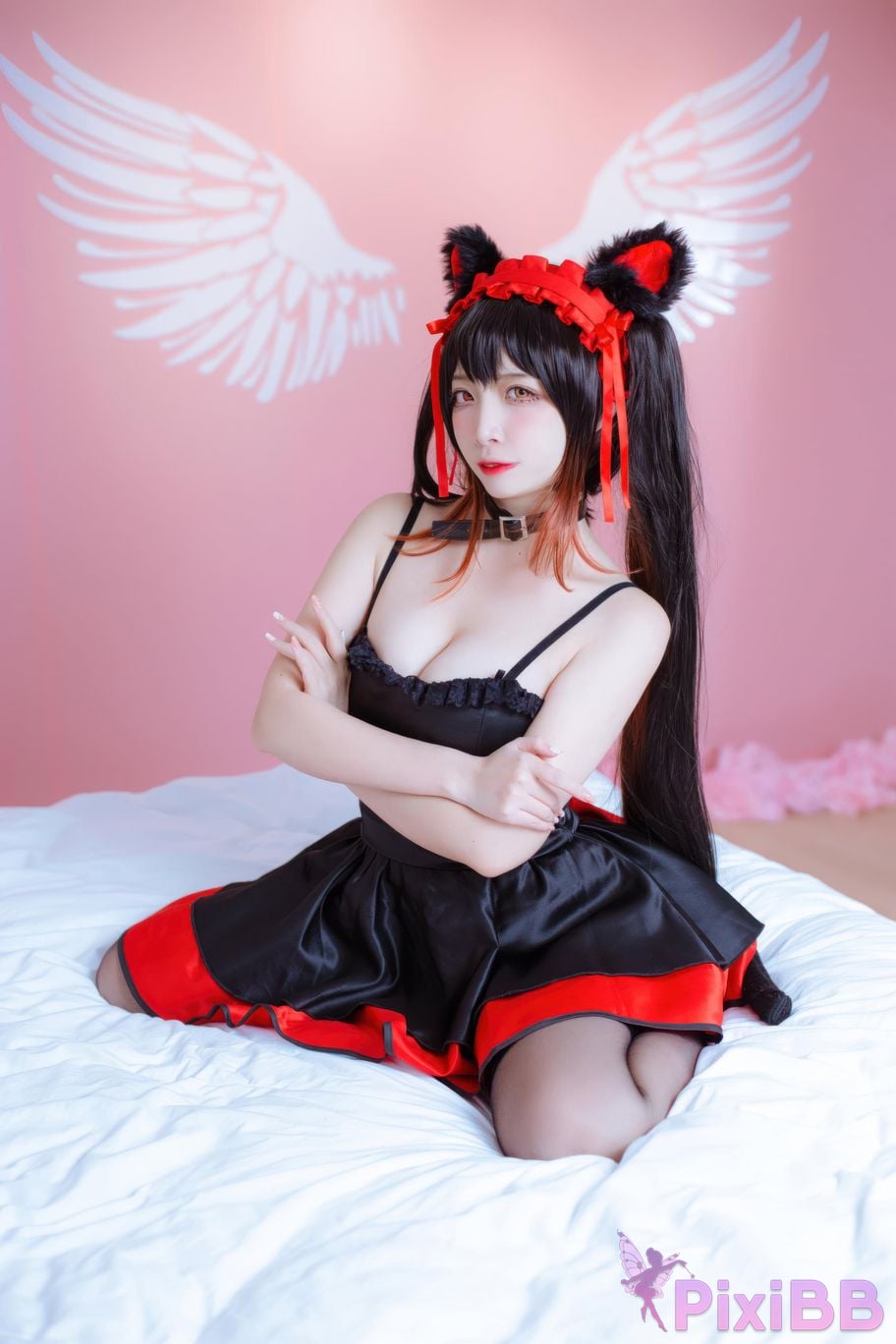 Cosplayer Second Assistant Nisa Tokisaki Kurumi cat PixiBB.COM 022
