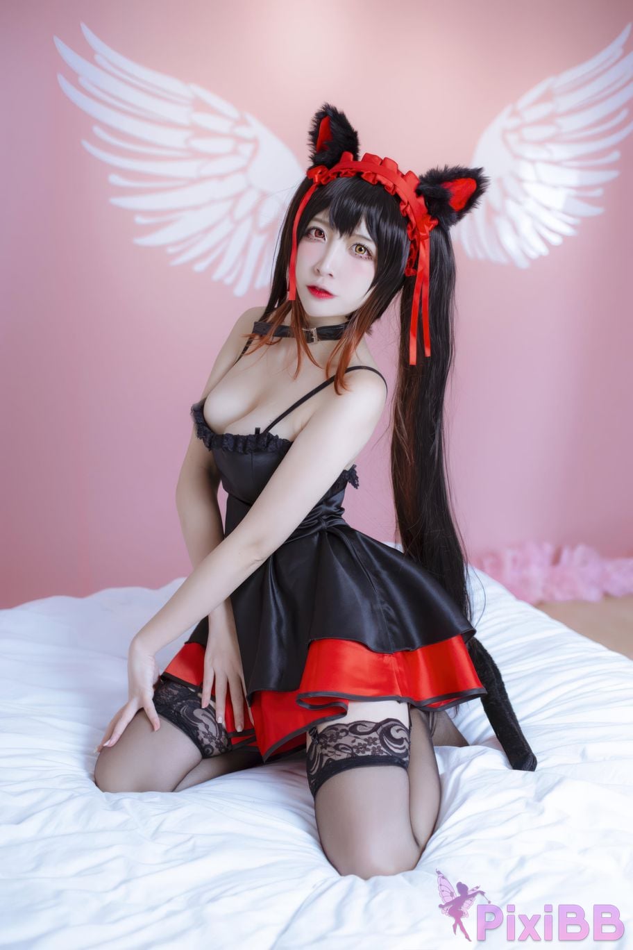 Cosplayer Second Assistant Nisa Tokisaki Kurumi cat PixiBB.COM 026