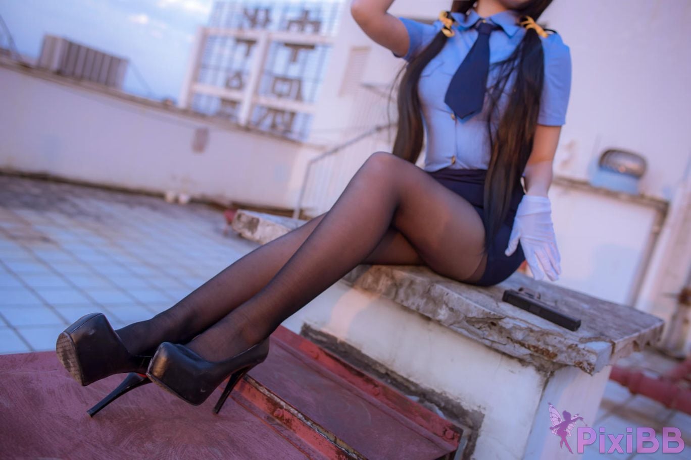 Cosplayer Second Assistant Nisa Date A Live Kurumi policewoman PixiBB.COM 013