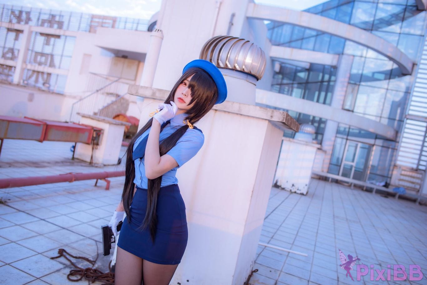 Cosplayer Second Assistant Nisa Date A Live Kurumi policewoman PixiBB.COM 014