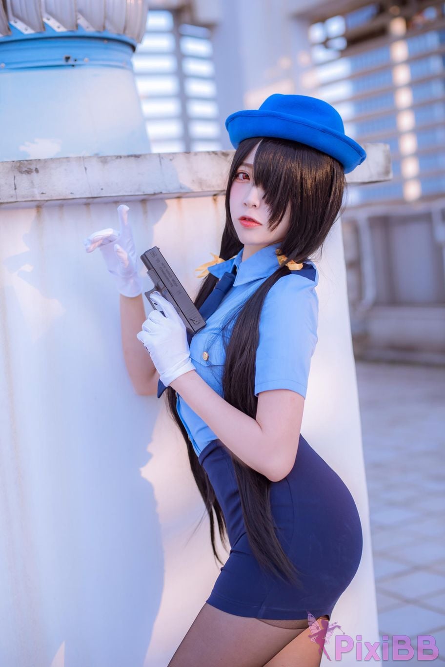 Cosplayer Second Assistant Nisa Date A Live Kurumi policewoman PixiBB.COM 028