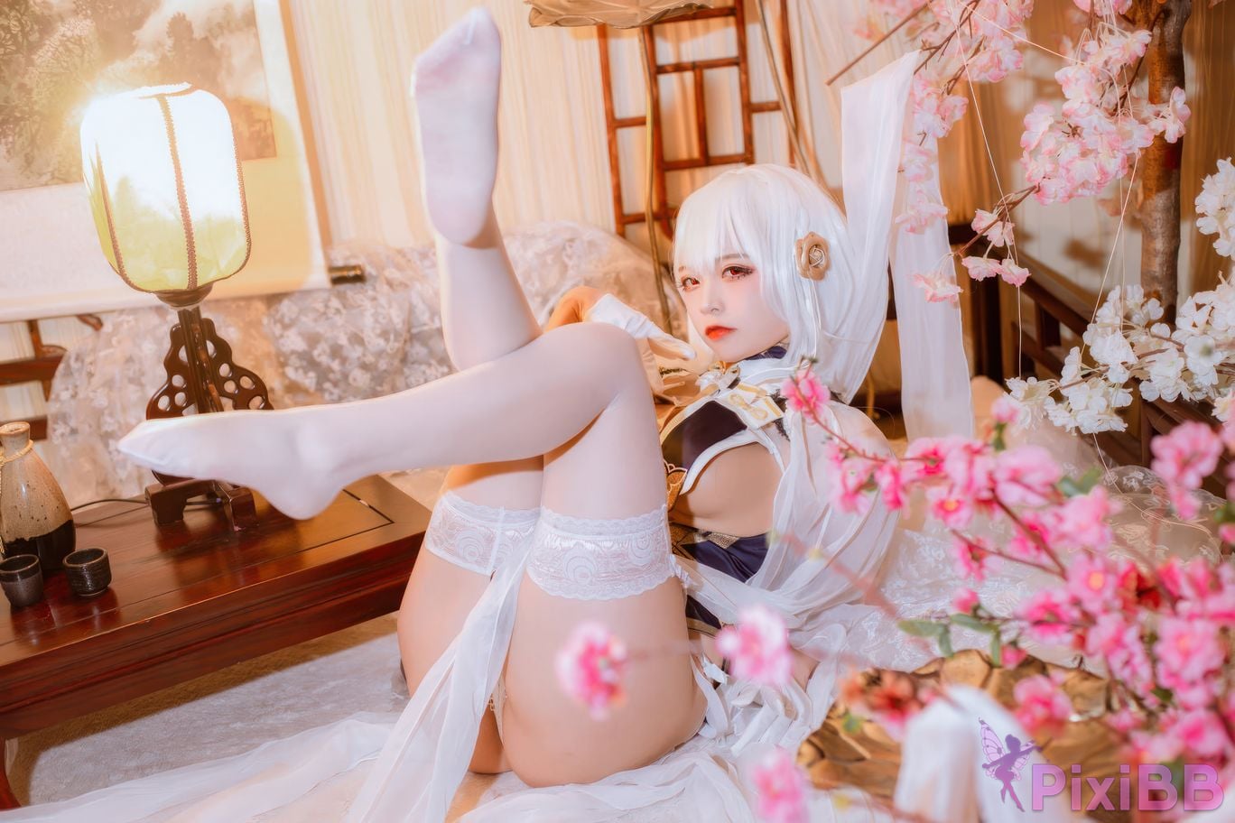Cosplayer Second Assistant Nisa azur lane Sirius cheongsam PixiBB.COM 010
