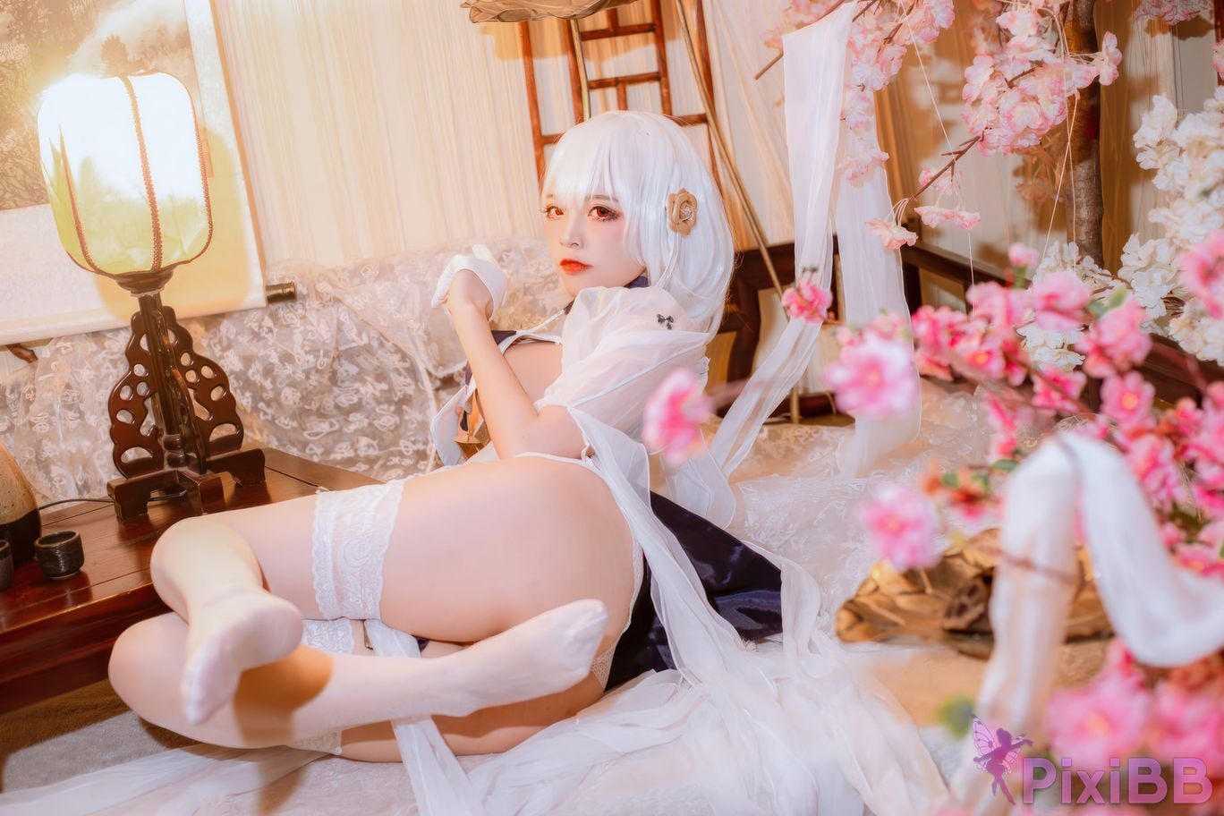 Cosplayer Second Assistant Nisa azur lane Sirius cheongsam PixiBB.COM 011