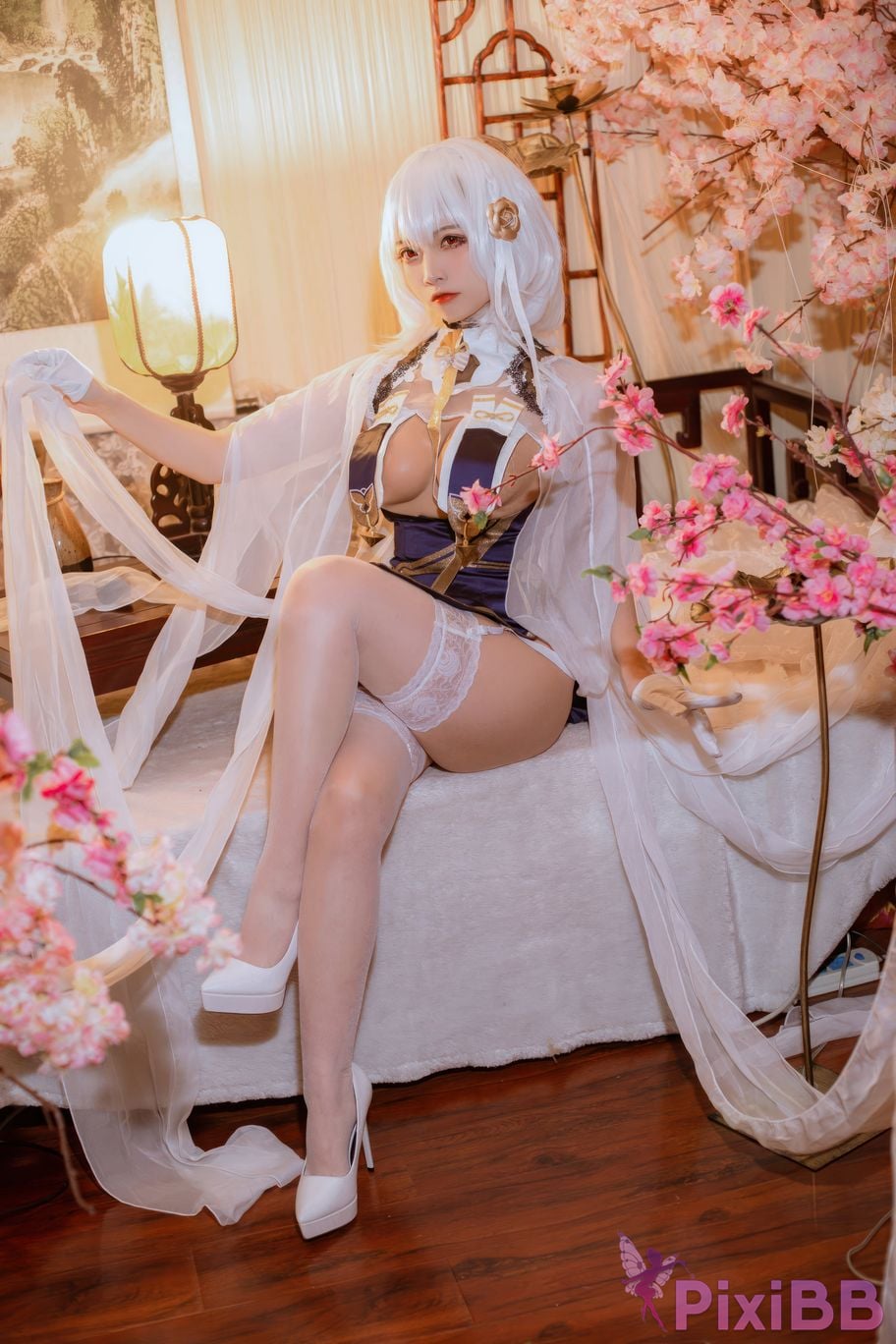 Cosplayer Second Assistant Nisa azur lane Sirius cheongsam PixiBB.COM 023