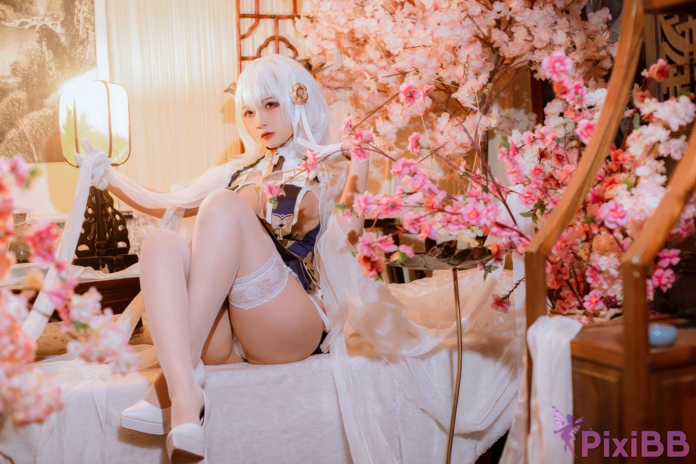 Cosplayer Second Assistant Nisa azur lane Sirius cheongsam PixiBB.COM 024