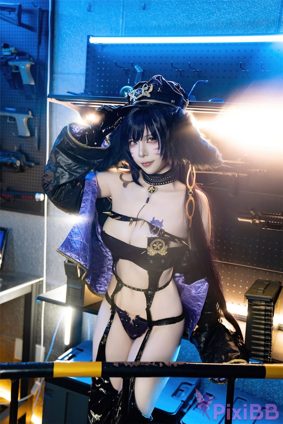Cosplay Nisa Azur Lane Musashi Policewoman PixiBB.COM 015