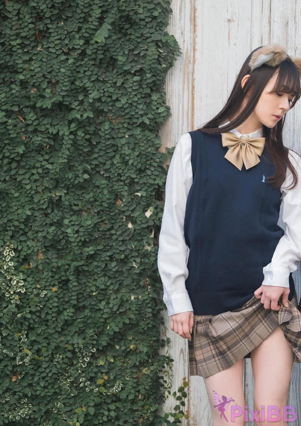 Japanese Idol Riko Konoe Utatane Midori Skirt approx. 100 A book that can be turned PixiBB.COM 024