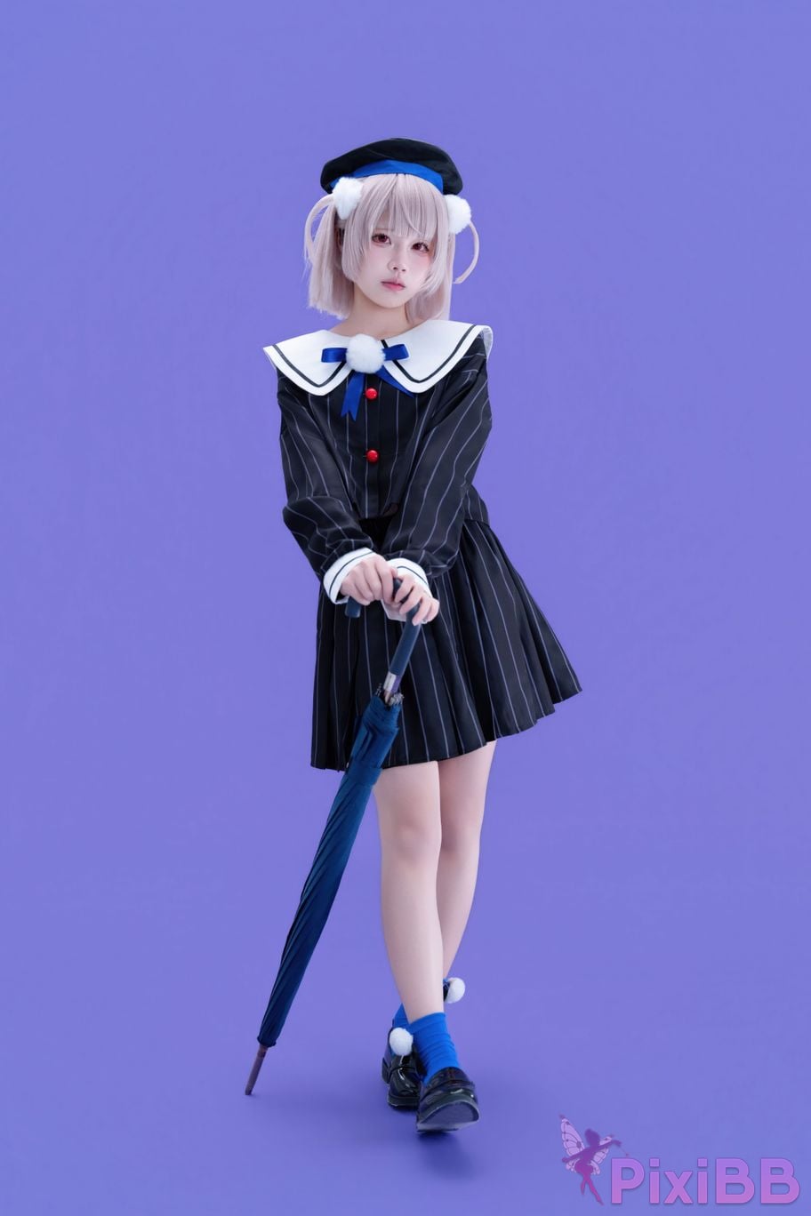 Cosplayer Nagi Shimizu Shigure Hagoromo FNEX fan raincoat PixiBB.COM 001