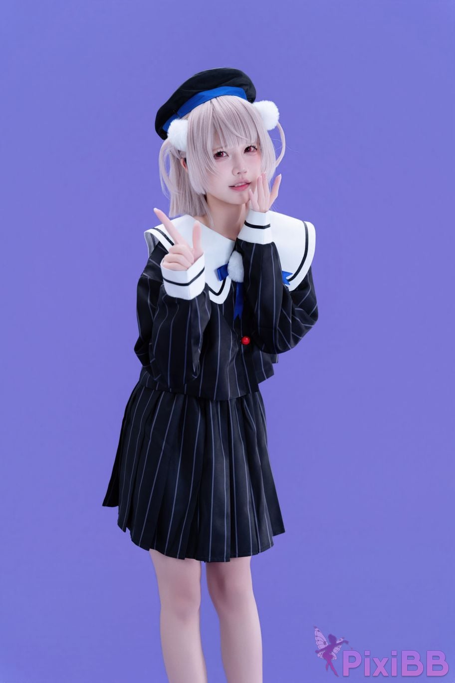 Cosplayer Nagi Shimizu Shigure Hagoromo FNEX fan raincoat PixiBB.COM 004