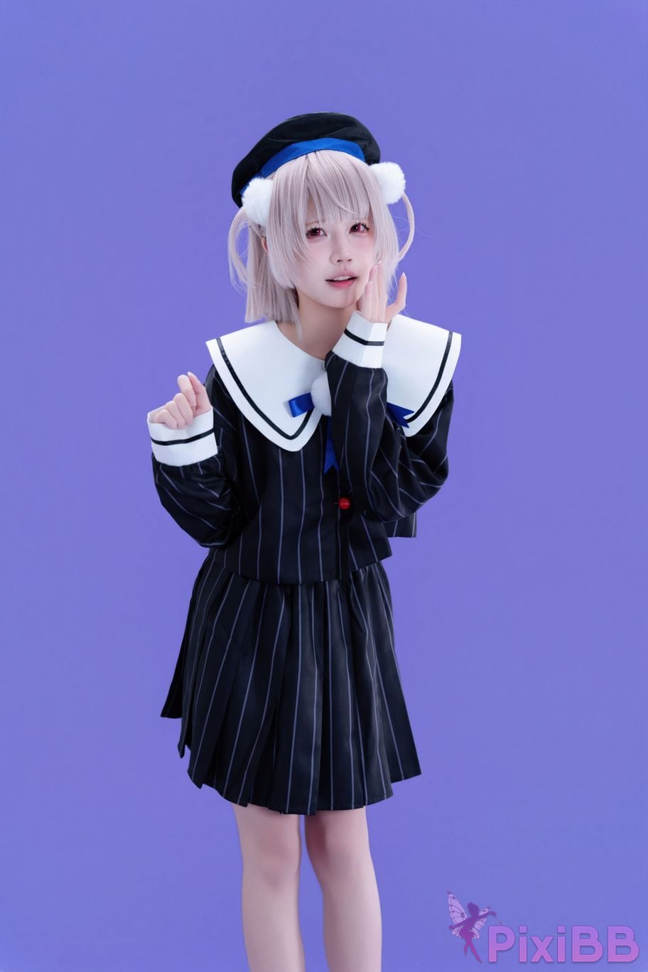 Cosplayer Nagi Shimizu Shigure Hagoromo FNEX fan raincoat PixiBB.COM 006
