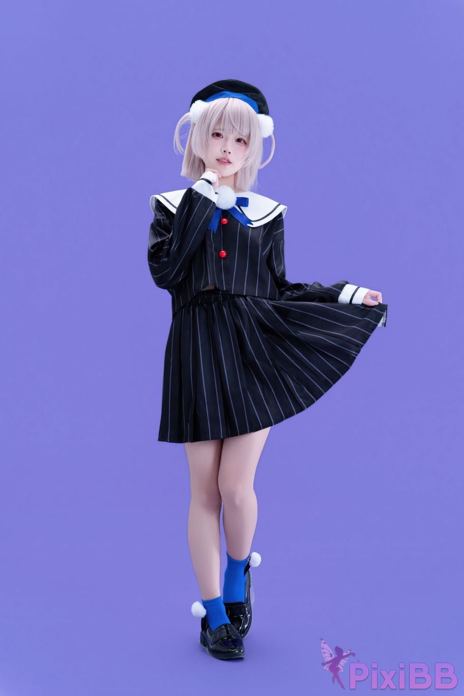 Cosplayer Nagi Shimizu Shigure Hagoromo FNEX fan raincoat PixiBB.COM 007