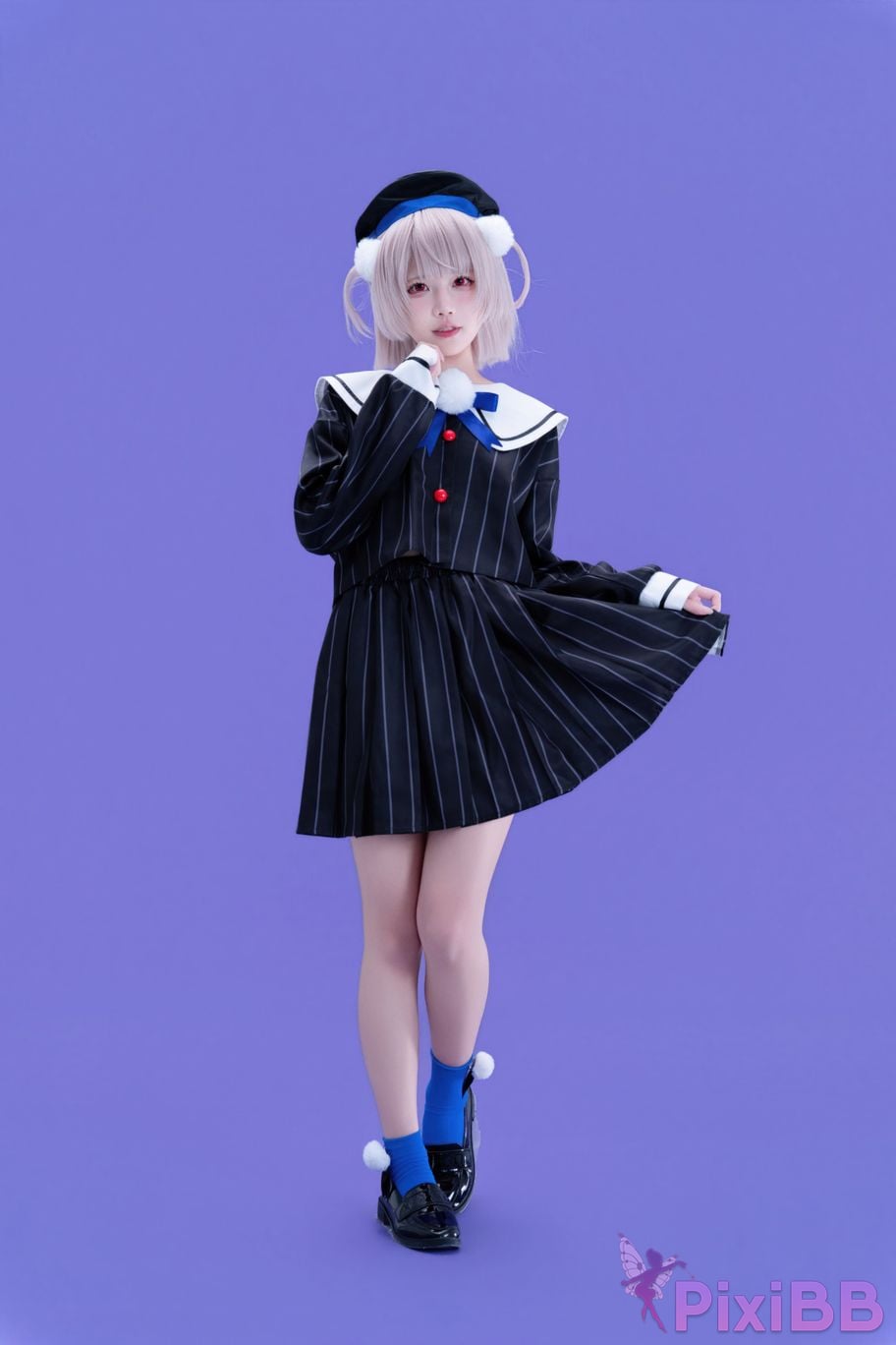 Cosplayer Nagi Shimizu Shigure Hagoromo FNEX fan raincoat PixiBB.COM 008