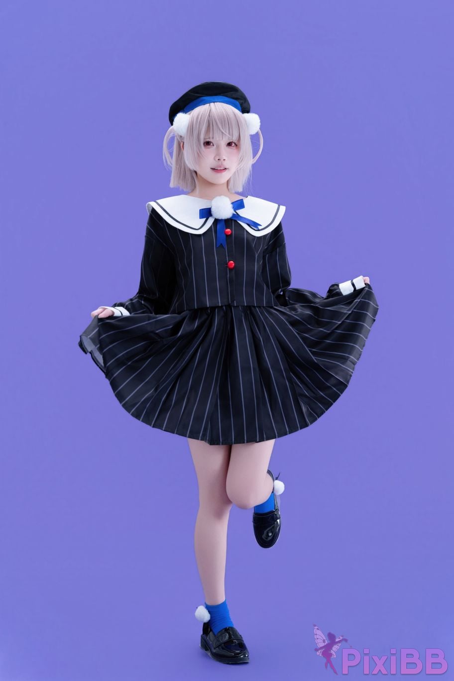 Cosplayer Nagi Shimizu Shigure Hagoromo FNEX fan raincoat PixiBB.COM 009