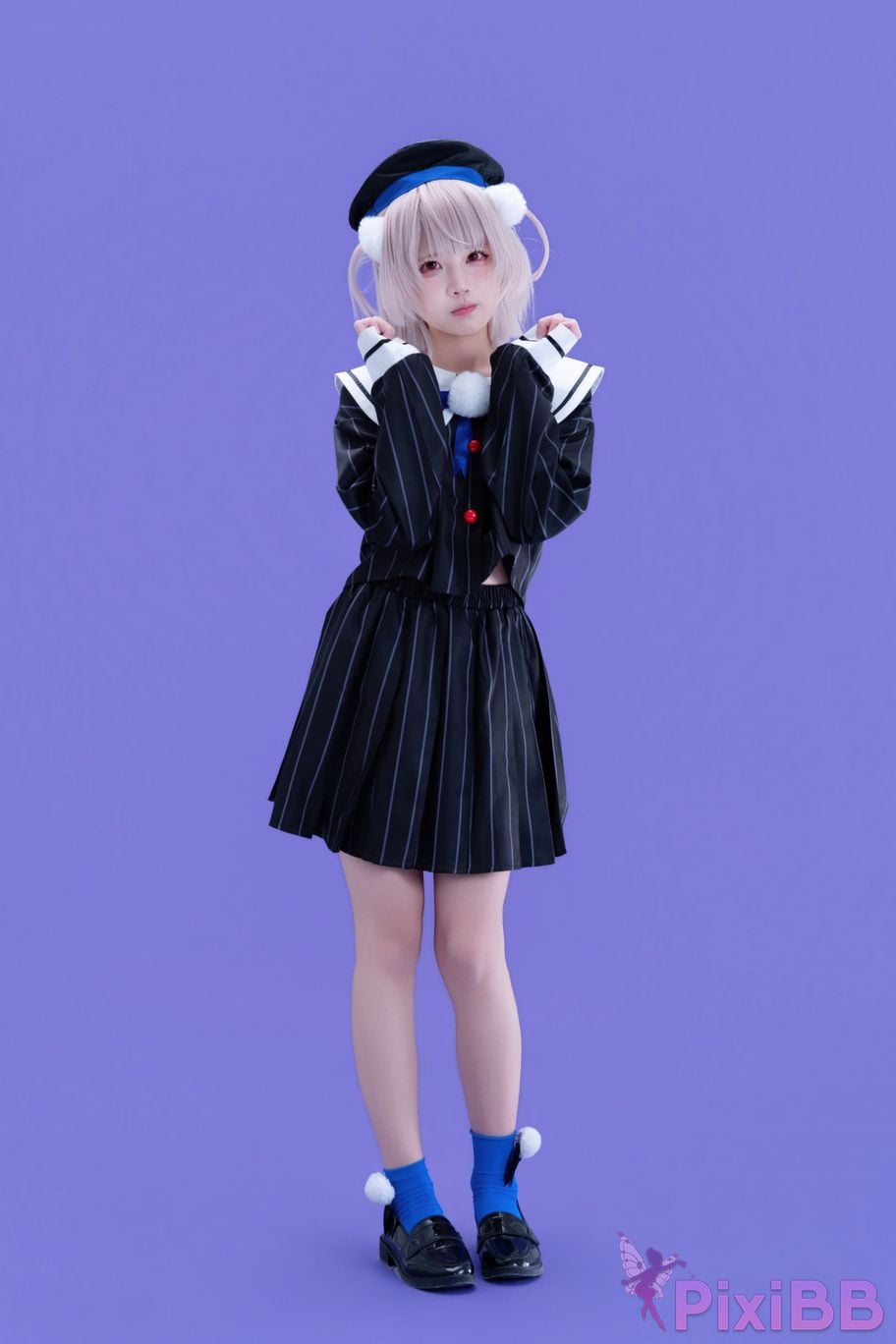 Cosplayer Nagi Shimizu Shigure Hagoromo FNEX fan raincoat PixiBB.COM 010
